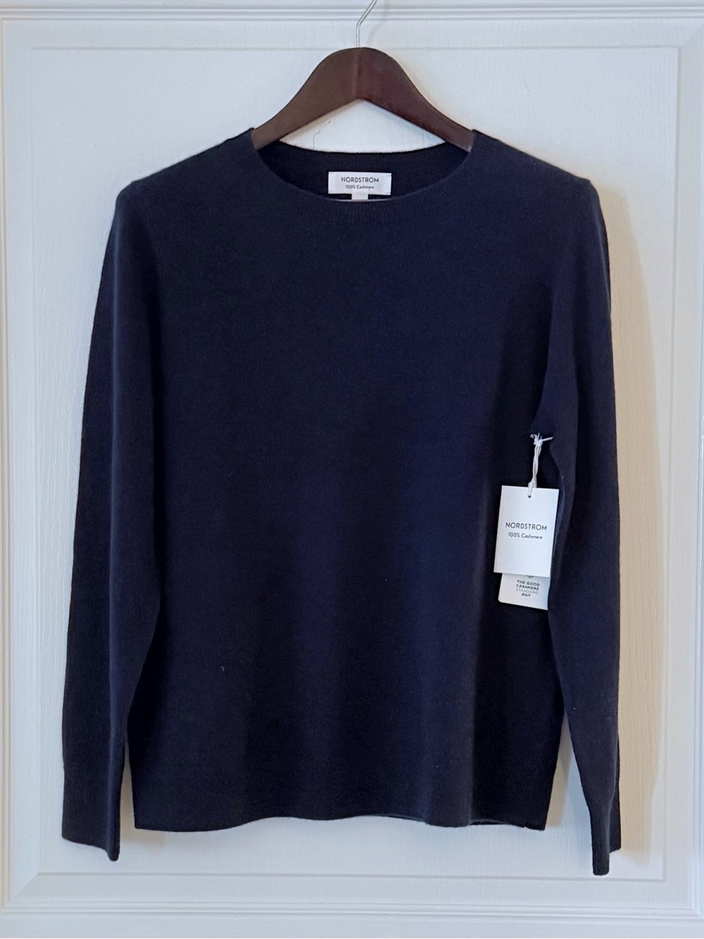 Nordstrom Men’s Navy Crewneck Cashmere Sweater - Navy
